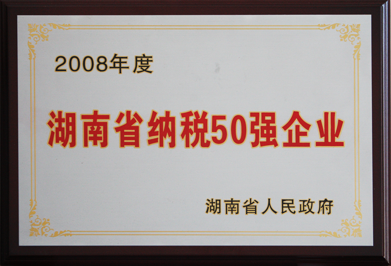 湖南省纳税50强企业