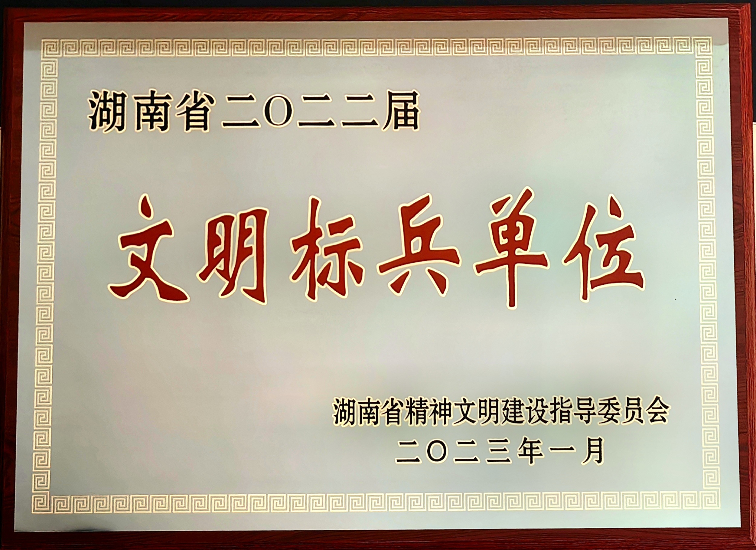 湖南省2022届文明标兵单位